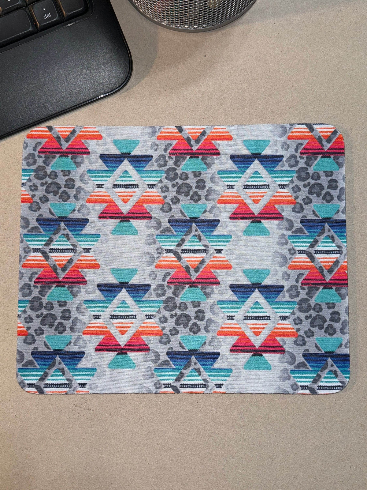 Aztec Southwestern Round or Rectangle Mousepad - Graced By The South