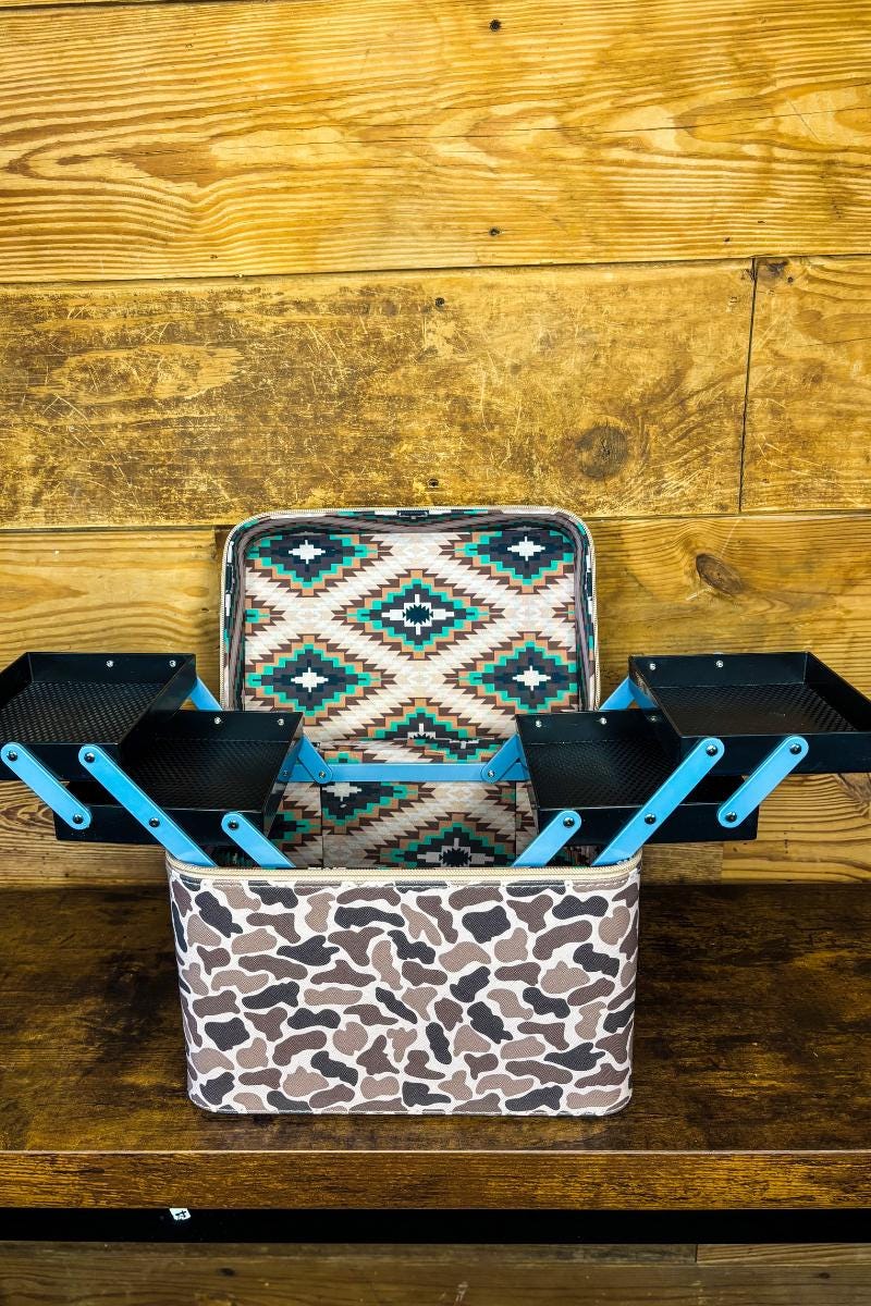 You can’t see Me Caddy Box Makeup Kaboodle Caboodle Case Jewelry Box