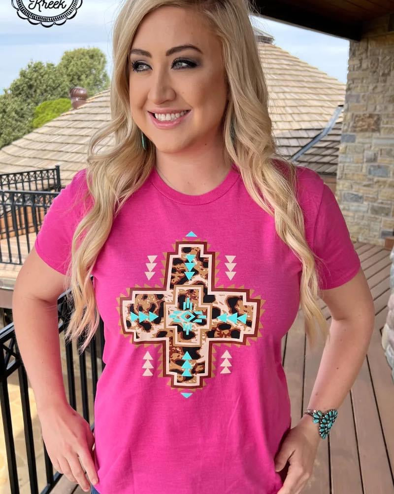 Kitty Kross Graphic Tee by Sterling Kreek