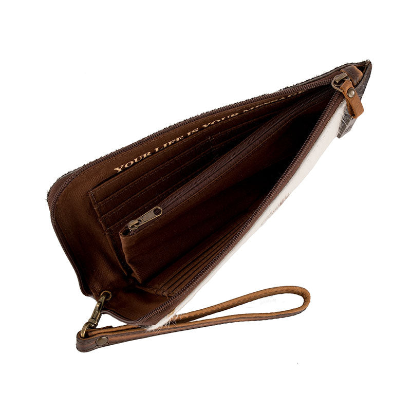 COWHIDE CLUTCH