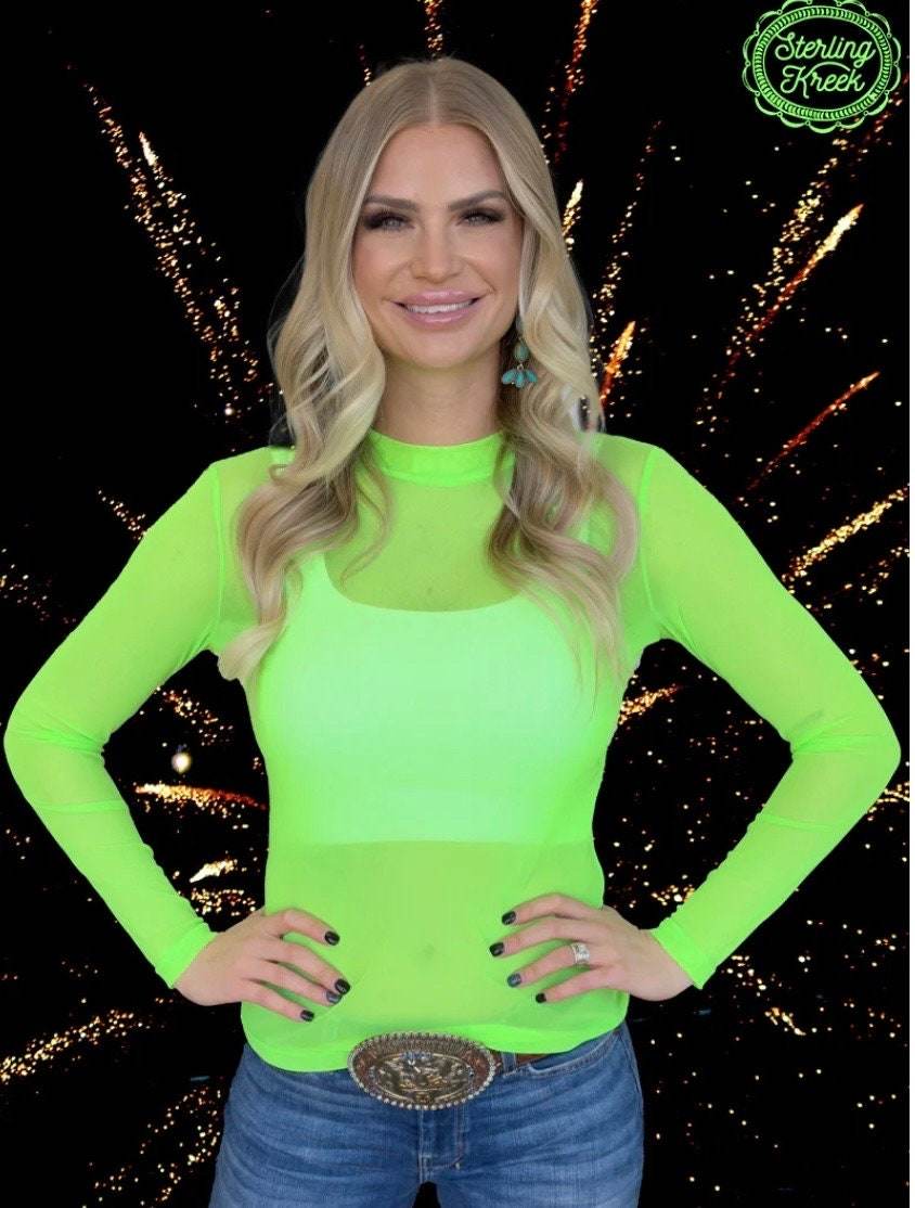 Sterling Kreek Mesh Out Neon Green - Graced By The South