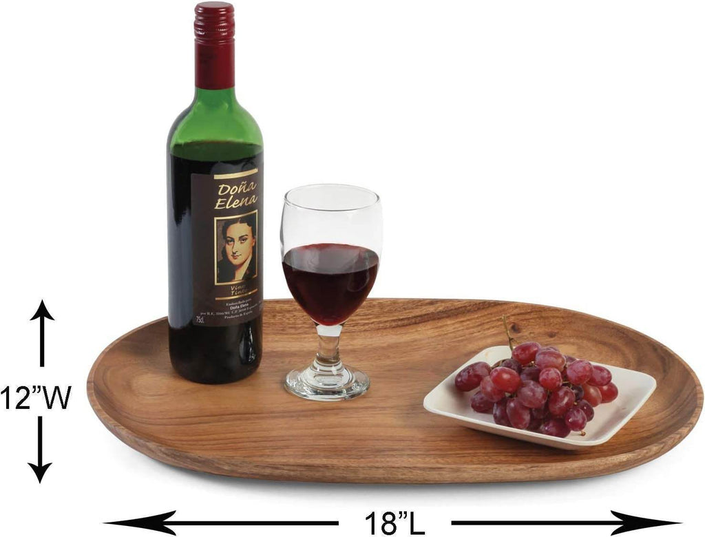 18 Inch by 12 Inch Personalized Platter for Name, Business or Quote - Graced By The South