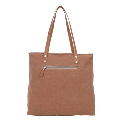 Myra Bag Oakly Specks Canvas and Hairon Tote Shoulder Bag