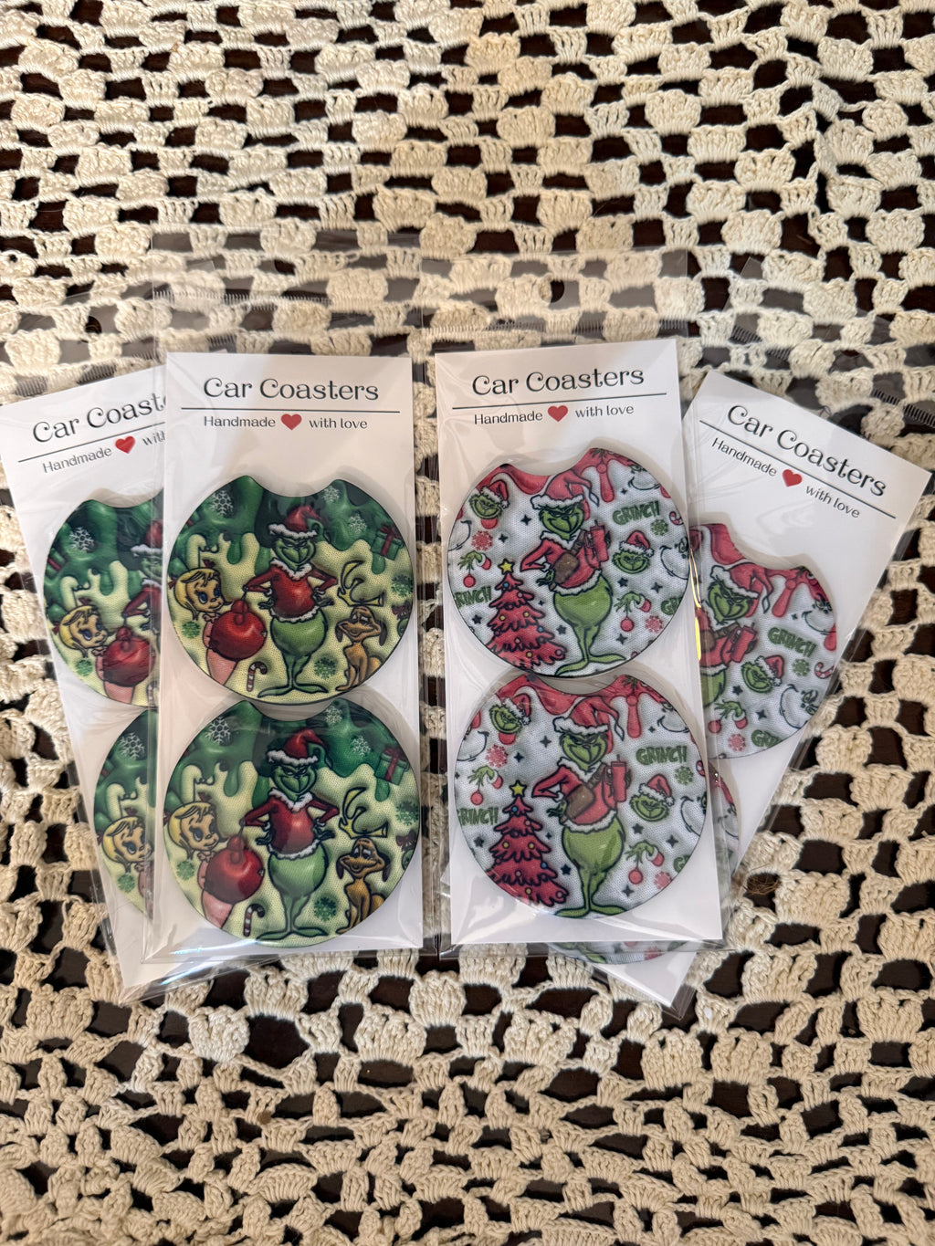 Blank Neoprene Blank Car Coaster set of 2