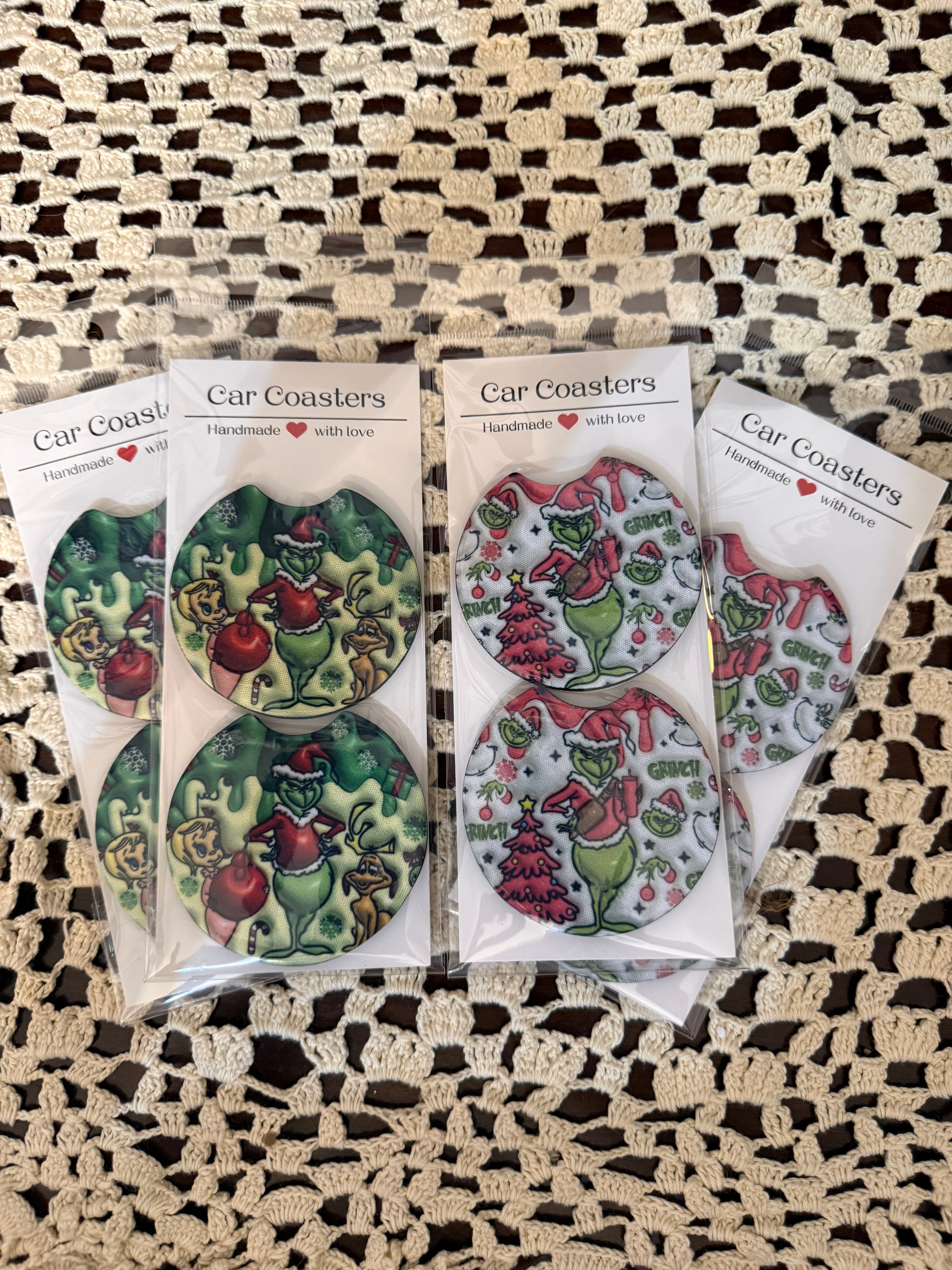 Blank Neoprene Blank Car Coaster set of 2