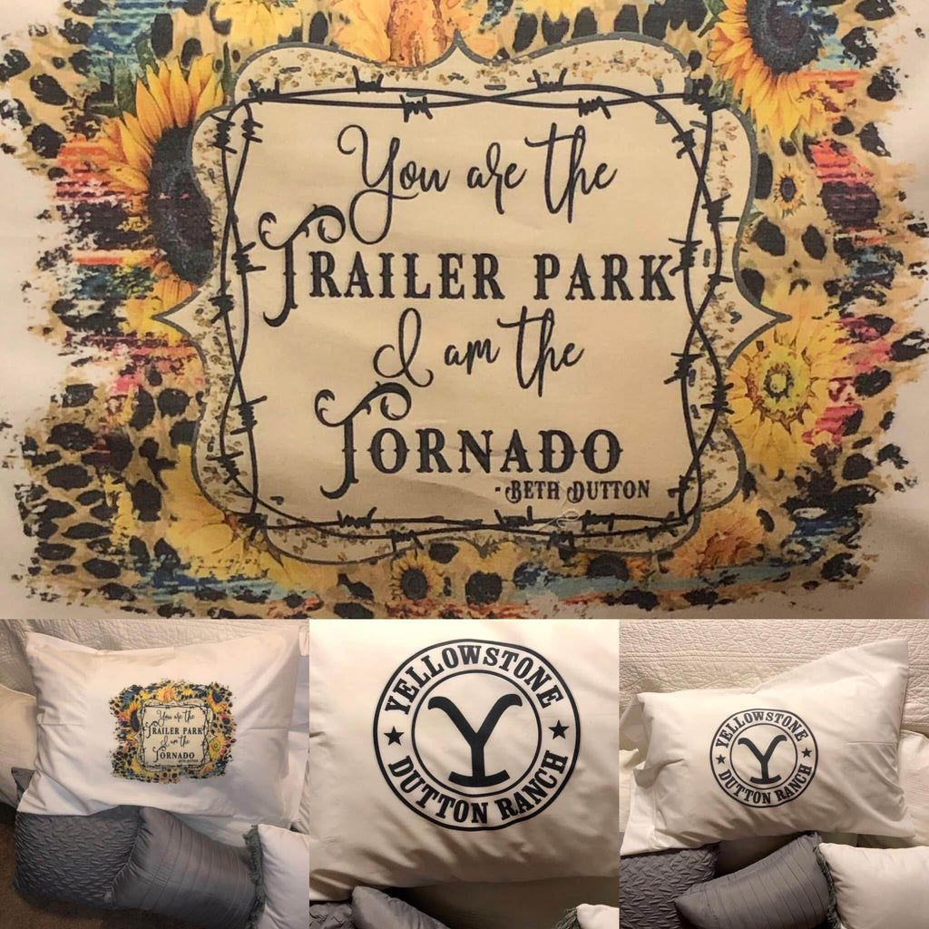 Yellowstone Pillow Cases - Graced By The South