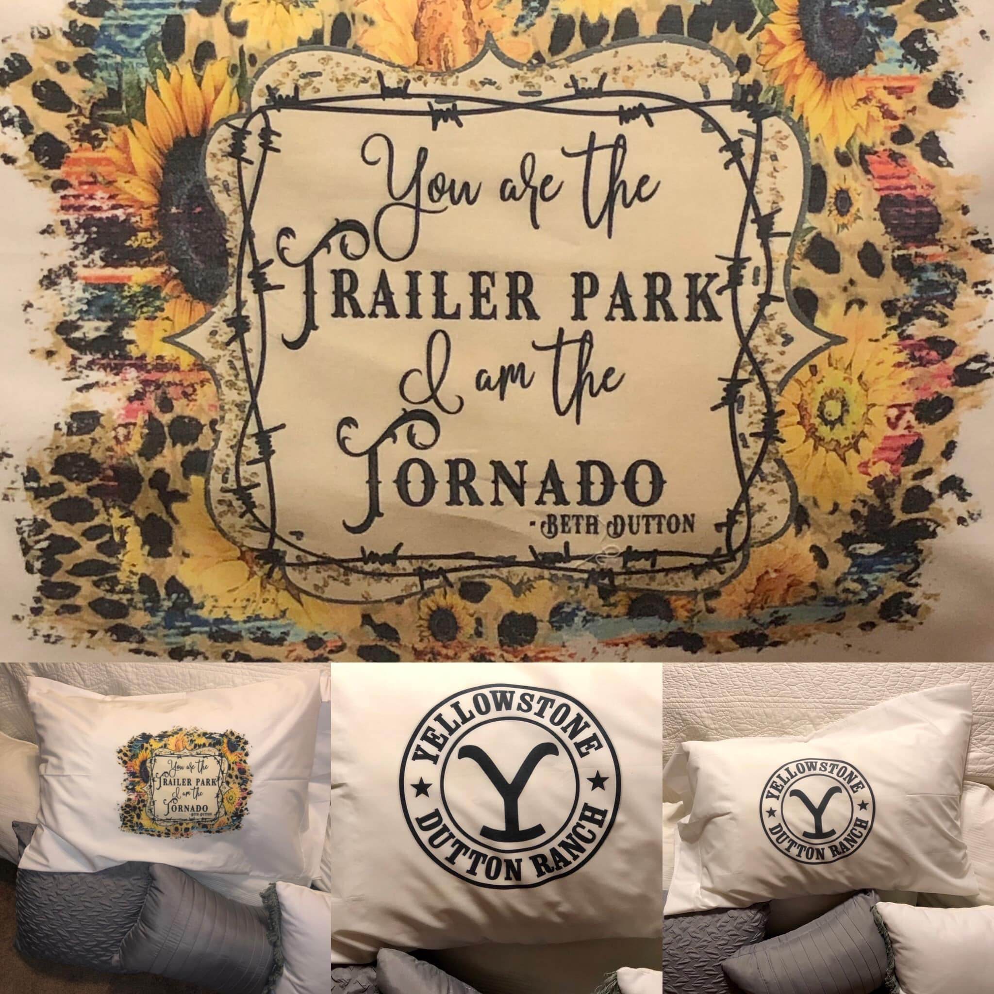 Yellowstone Pillow Cases - Graced By The South