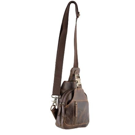 Sixtease Bags Crete Full Grain Leather Crossbody Sling Bag