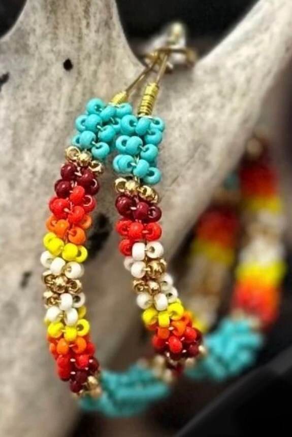 Boho Hoop Earrings - Graced By The South