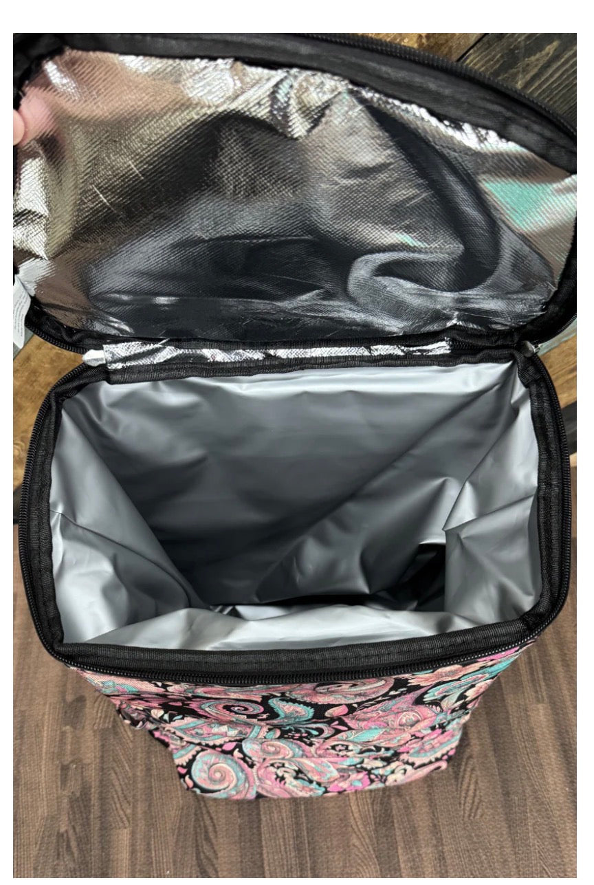 MIDNIGHT PAISLEY Cooler Backpack