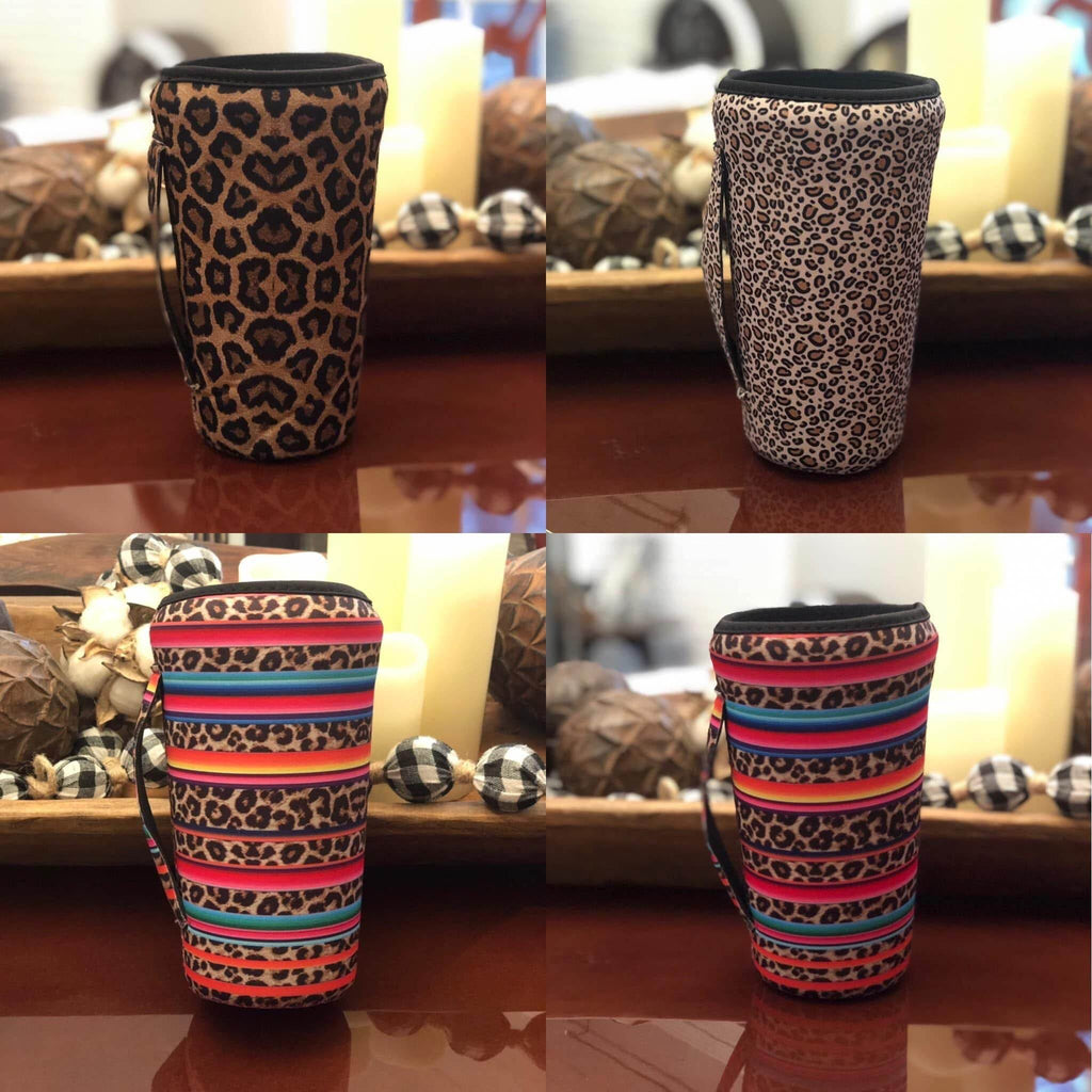 Neoprene 30oz Tea Drink Holder Multiple Patterns - Graced By The South