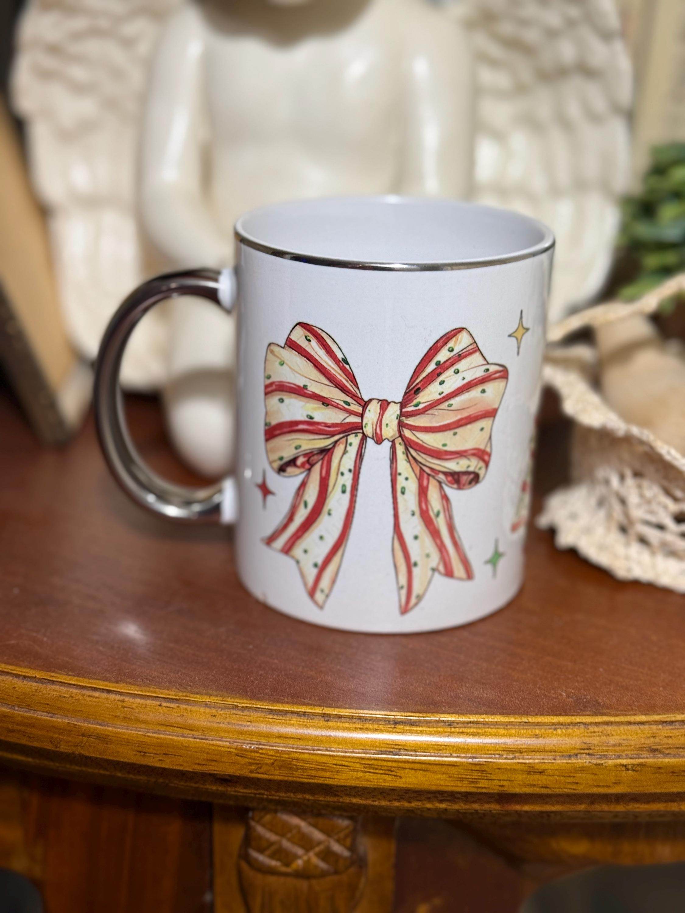 Coffee Cup Christmas Tree Cake - Graced By The South