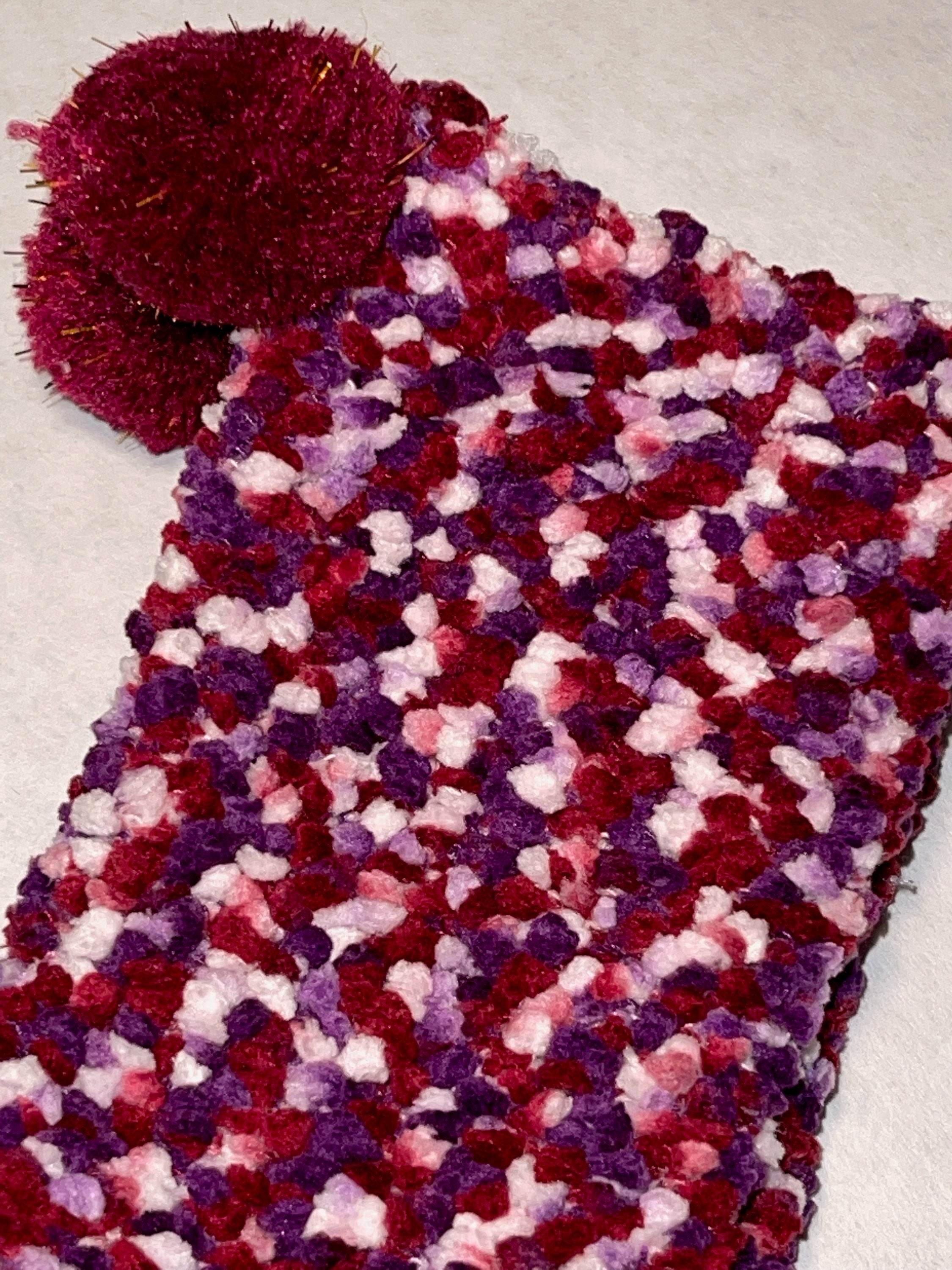 Cozy Cupcake Socks Footies Slippers with pom pom ball - Graced By The South