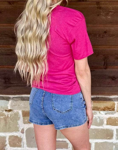 Diamond in the South Sparkle Denim Shorts - Graced By The South