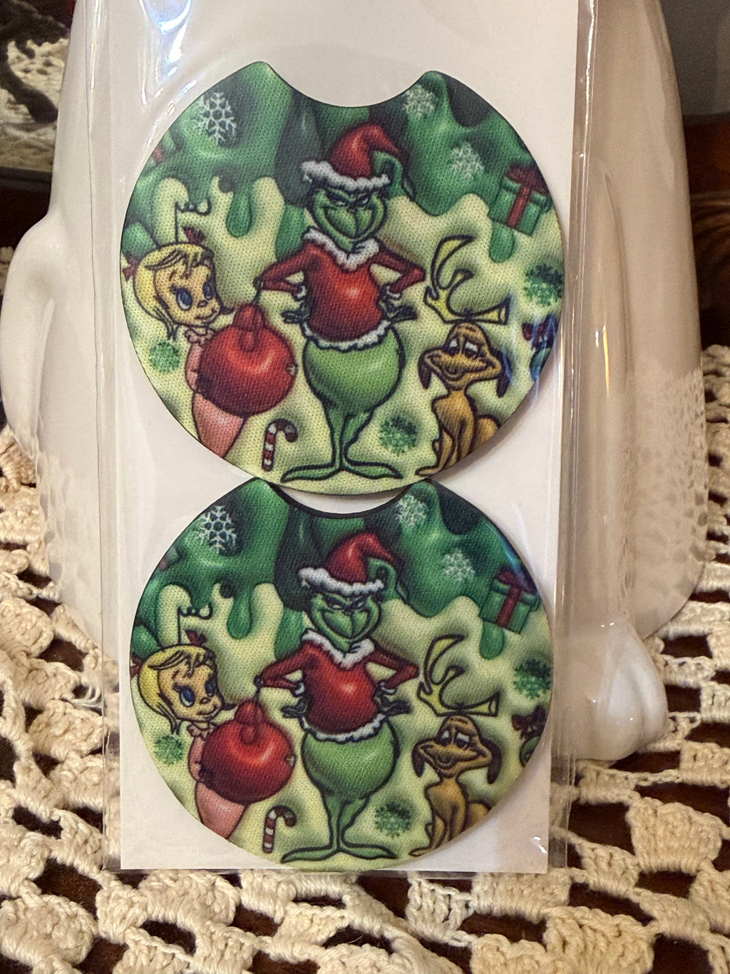 Blank Neoprene Blank Car Coaster set of 2