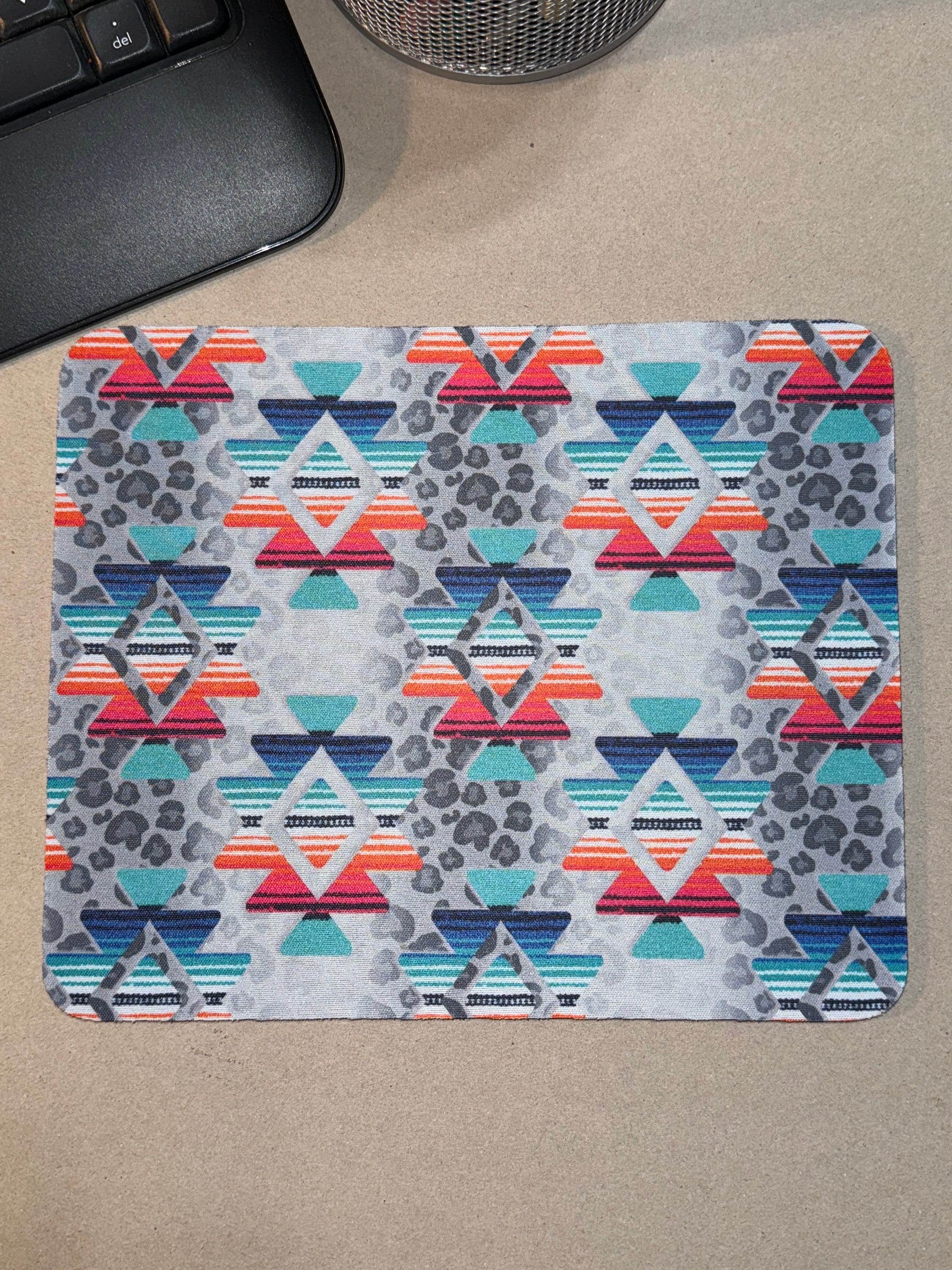 Aztec Southwestern Round or Rectangle Mousepad - Graced By The South