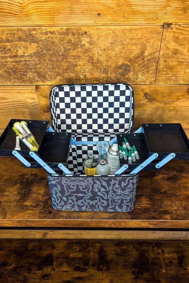 Good for the Soul Caddy Box Makeup Kaboodle Caboodle Case Jewelry Box - Graced By The South