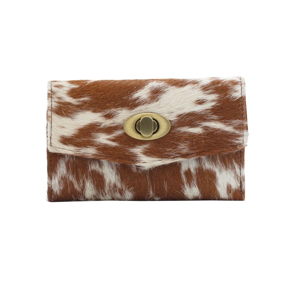 Kitty Party Leather and Hairon Wallet