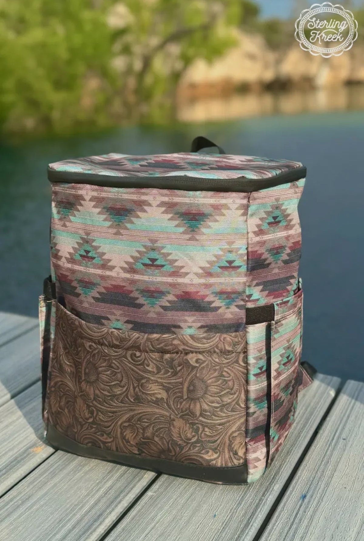 Tailgating In Arlington Cooler Backpack by Sterling Kreek