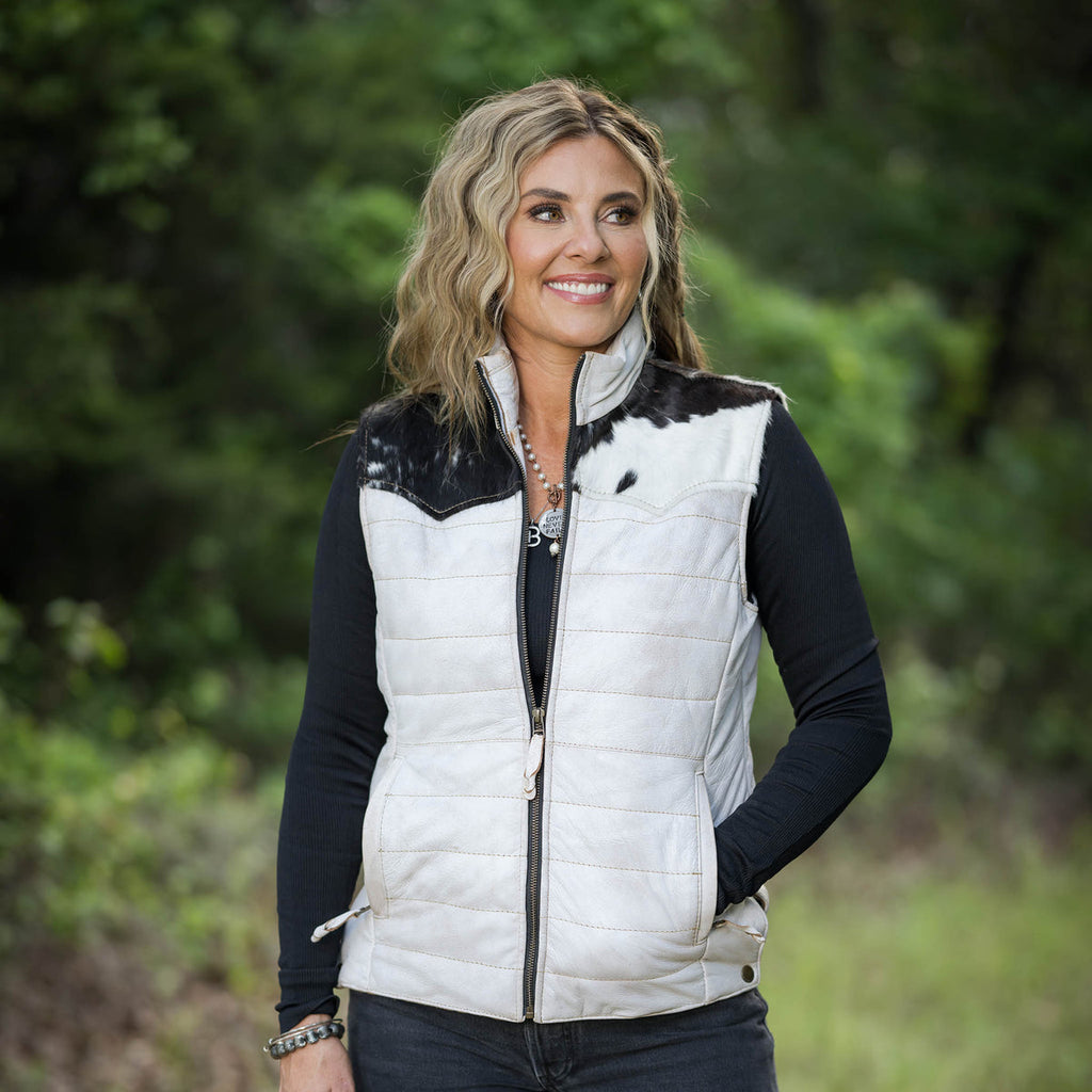 Women’s Adalyn Vest by STS Ranchwear Cremello