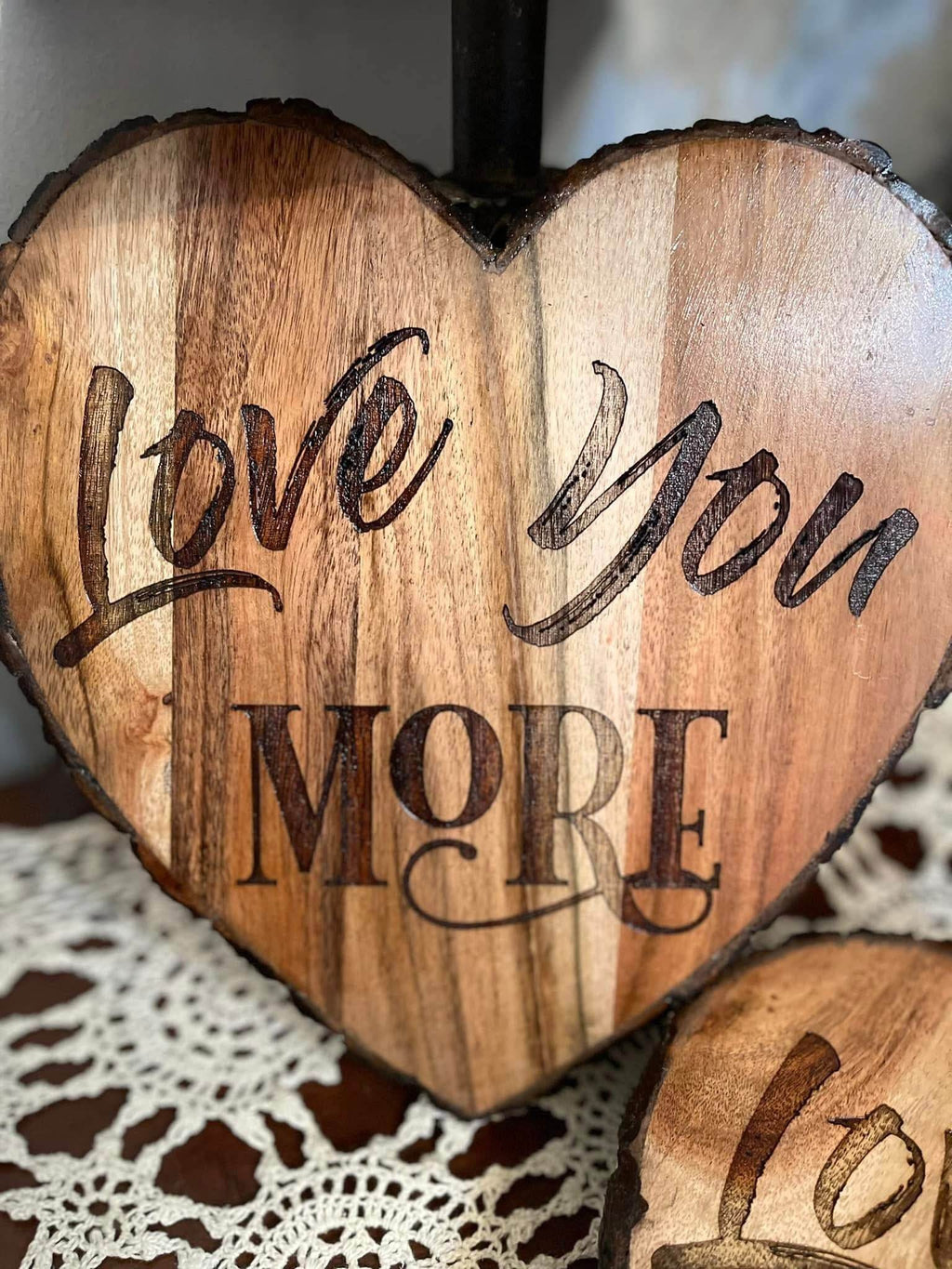 Heart Shaped Trivet Love You More - Graced By The South