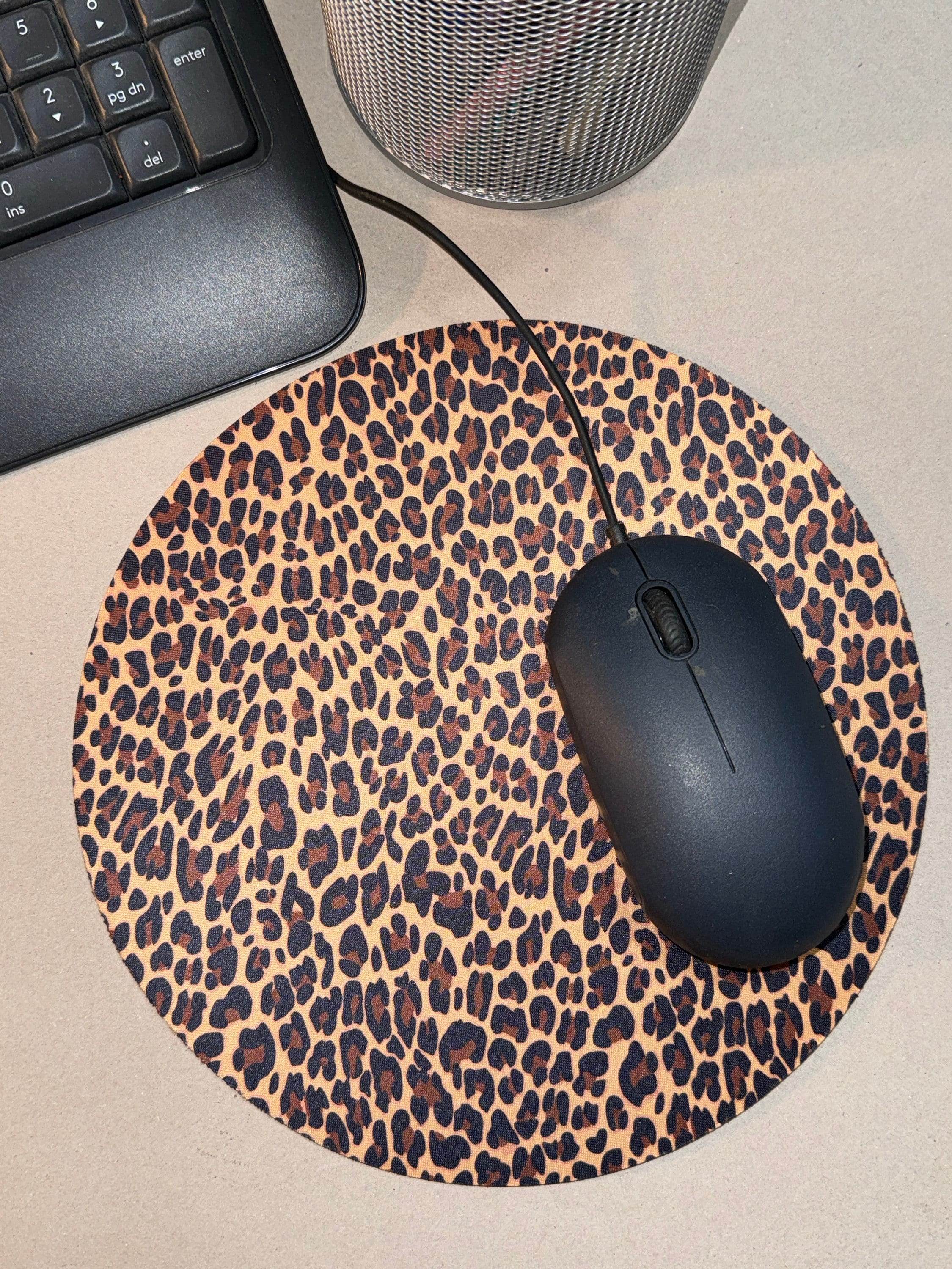 Round Leopard Mousepad - Graced By The South