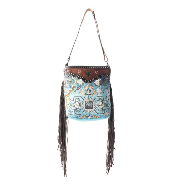 Myra Bag Idealistic Hand Tooled Shoulder Bag