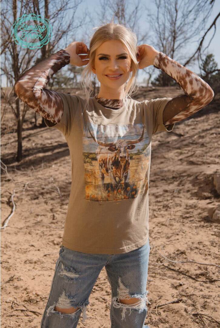 Up in Texas Top - Graced By The South