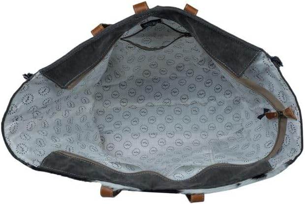 Myra Bags MYRAS3332 Matty Affair Canvas & Hairon Bag - Graced By The South