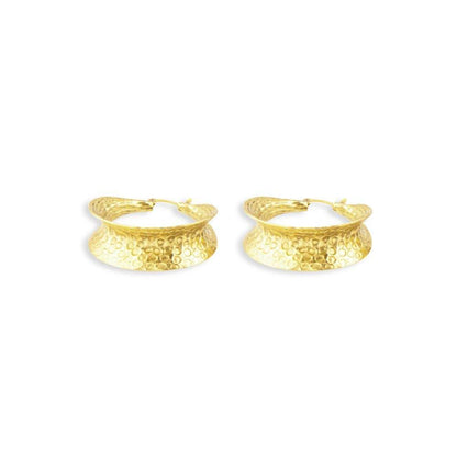 Bundled Sun Rays Gold Tone Earrings by Myra Bag - Graced By The South