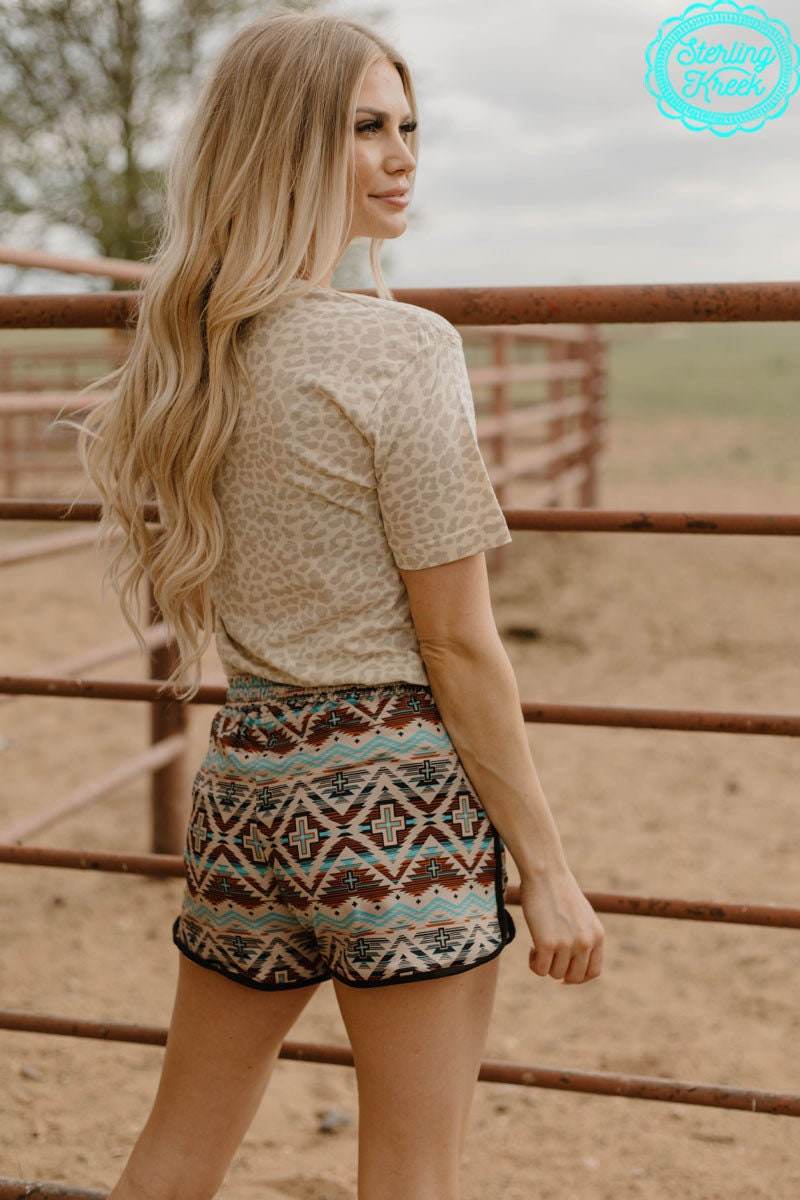 Smokehouse Kreek Shorts by Sterling Kreek Aztec Southwestern - Graced By The South
