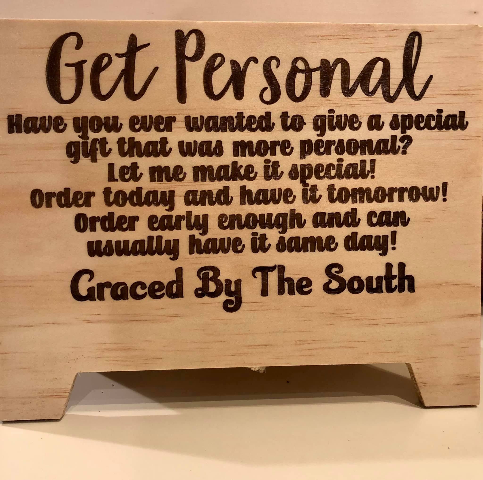 Blank Wood Platter for personalizing