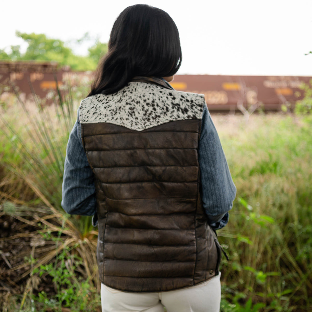Women’s Adalyn Vest by STS Ranchwear Tobacco Brown