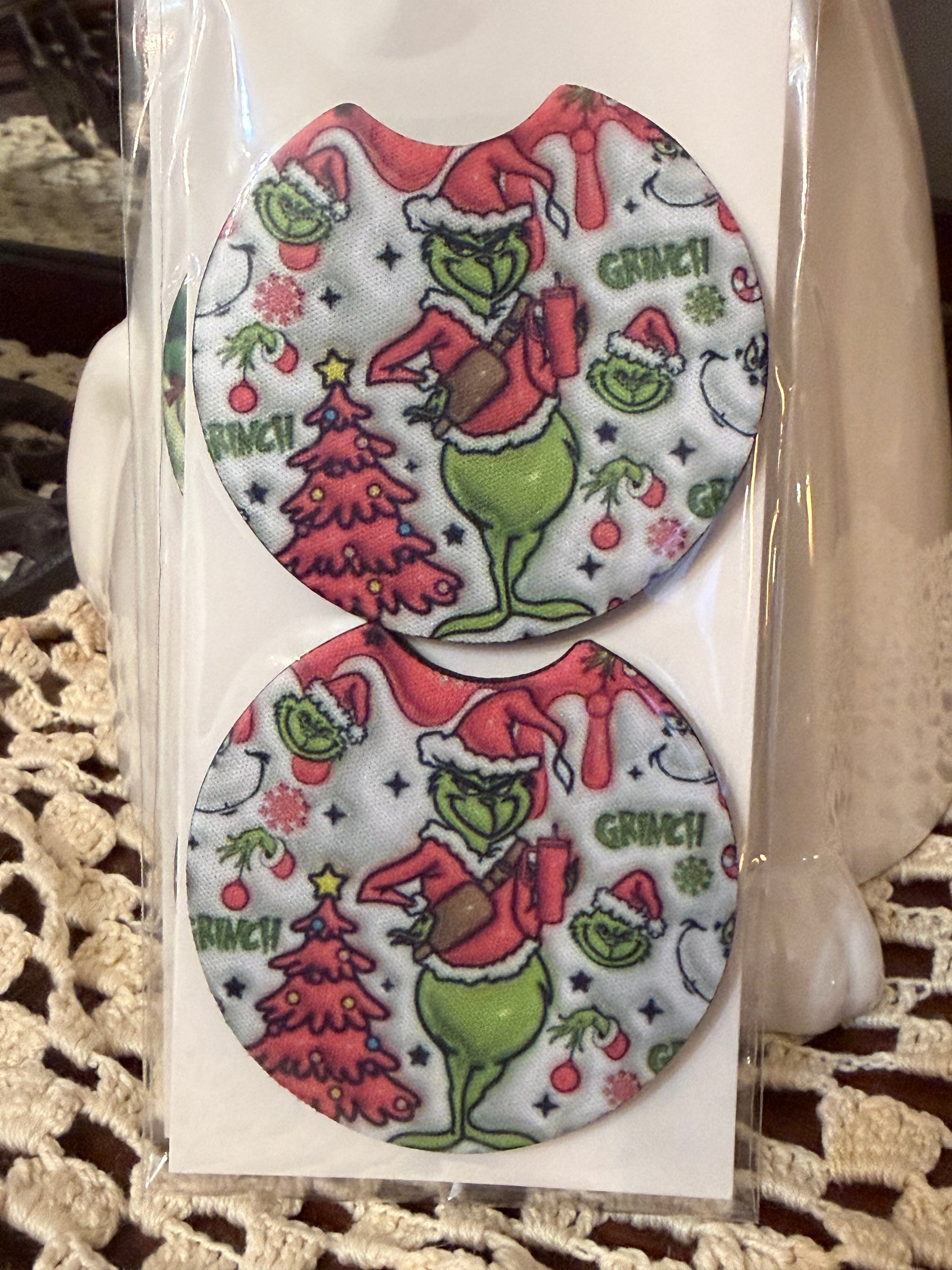 Blank Neoprene Blank Car Coaster set of 2