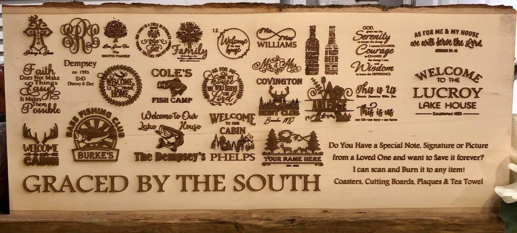 Blank Wood Platter for personalizing