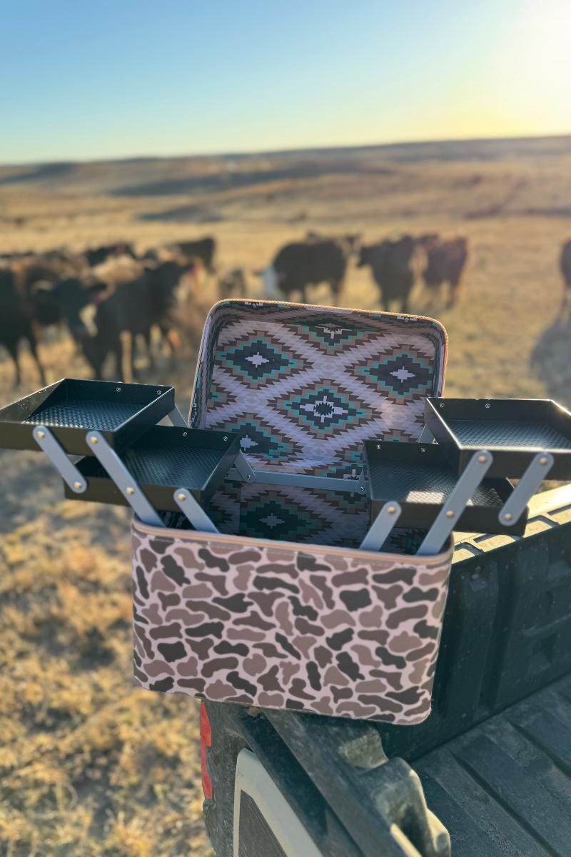 You can’t see Me Caddy Box Makeup Kaboodle Caboodle Case Jewelry Box - Graced By The South