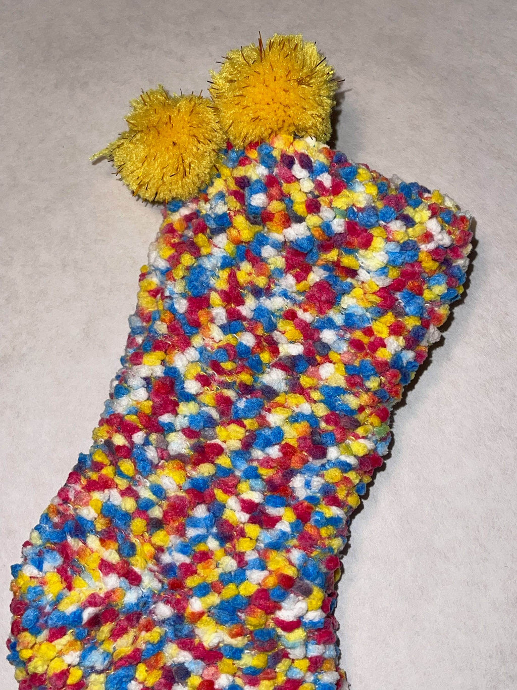 Cozy Cupcake Socks Footies Slippers with pom pom ball - Graced By The South