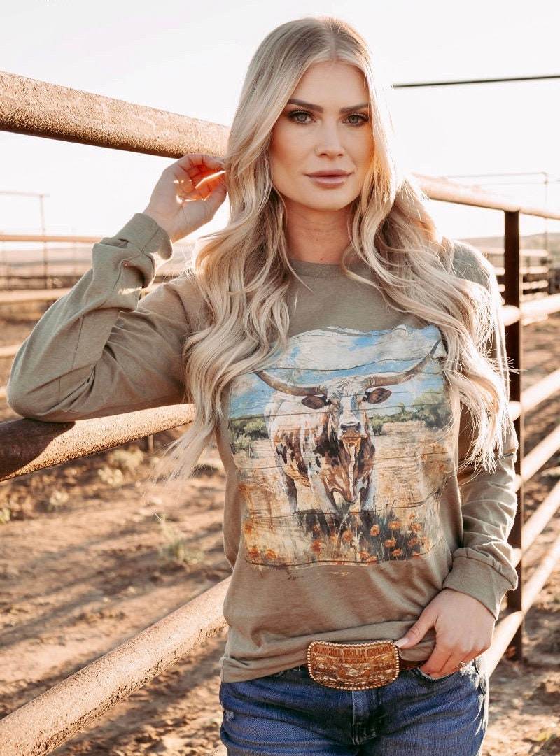 Barnwood Boss Tee Long Sleeve Pullover - Graced By The South