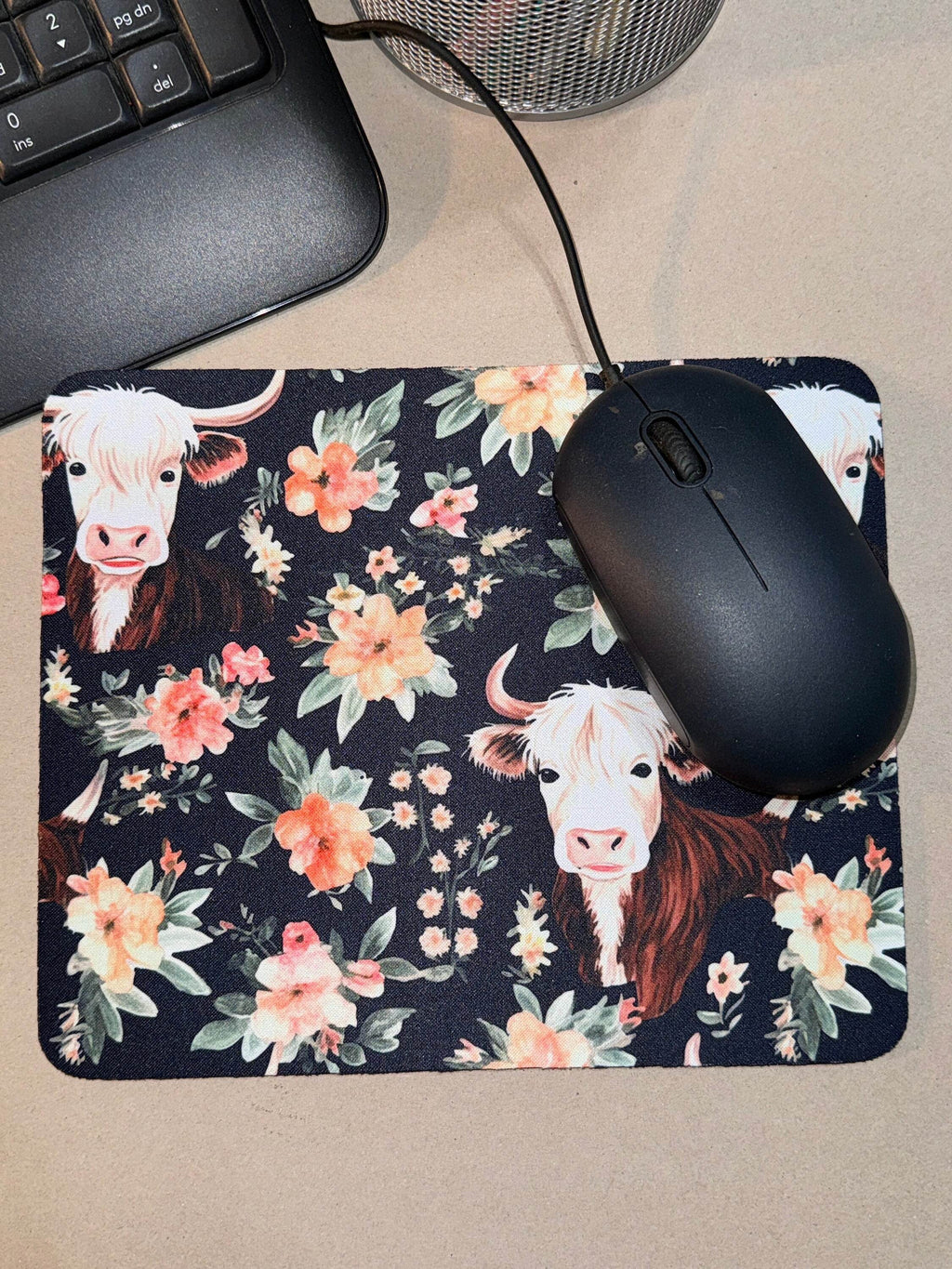 CATRIONA COW Mousepad - Graced By The South