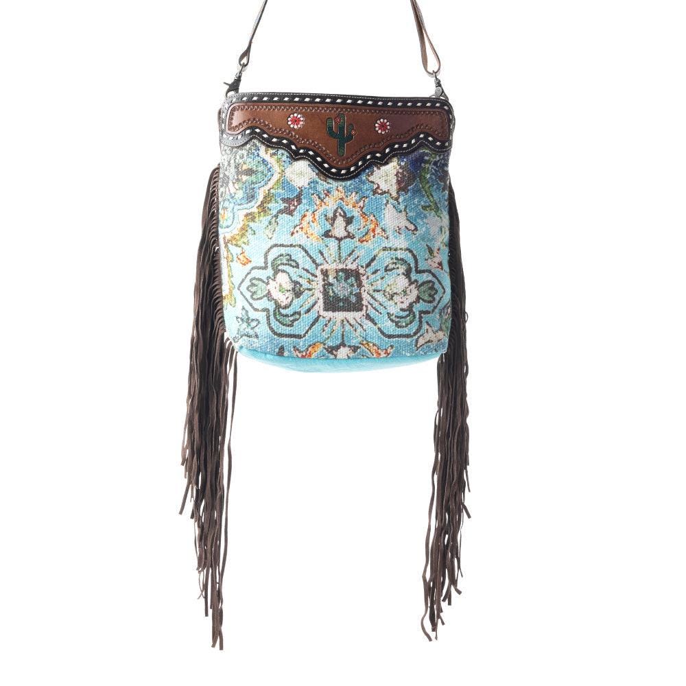 Myra Bag Idealistic Hand Tooled Shoulder Bag