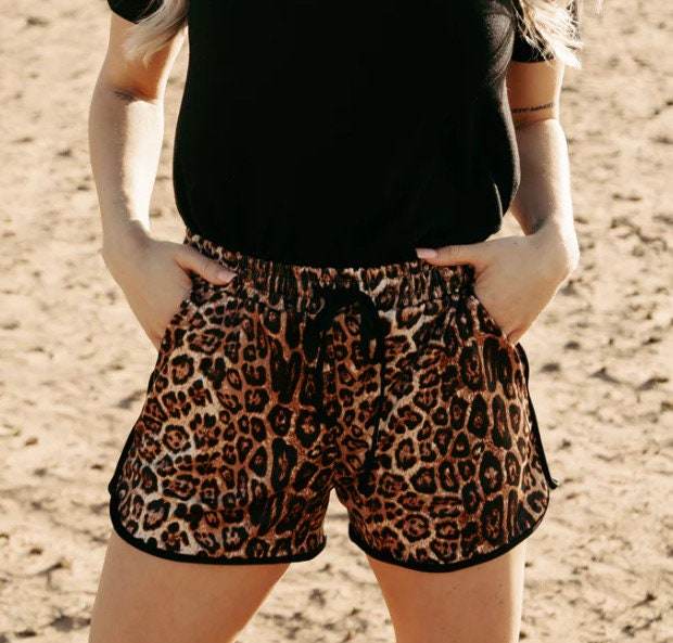 Kitty Queen Shorts by Sterling Kreek Leopard Animal Print - Graced By The South