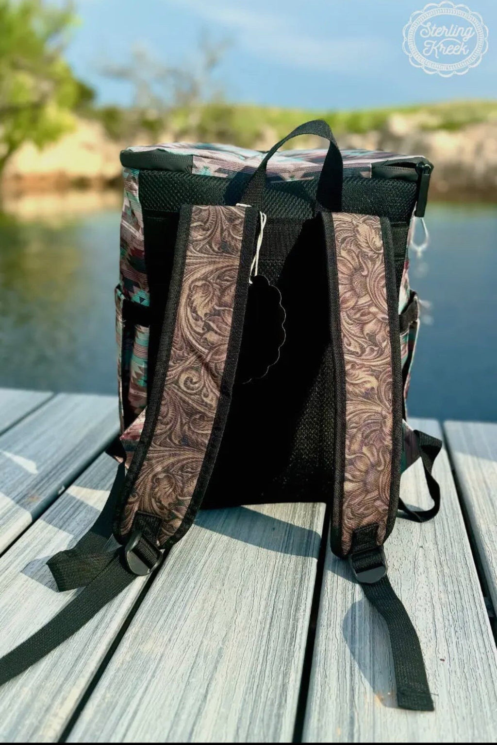 Tailgating In Arlington Cooler Backpack by Sterling Kreek