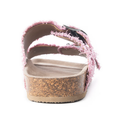 Desert Primrose Sandals In Pink Myra Bag Sandals Slip On