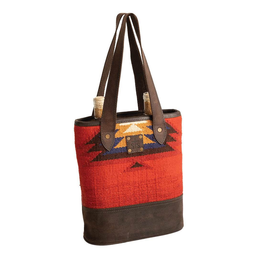 Crimson Sun Double Wine Bag - Graced By The South
