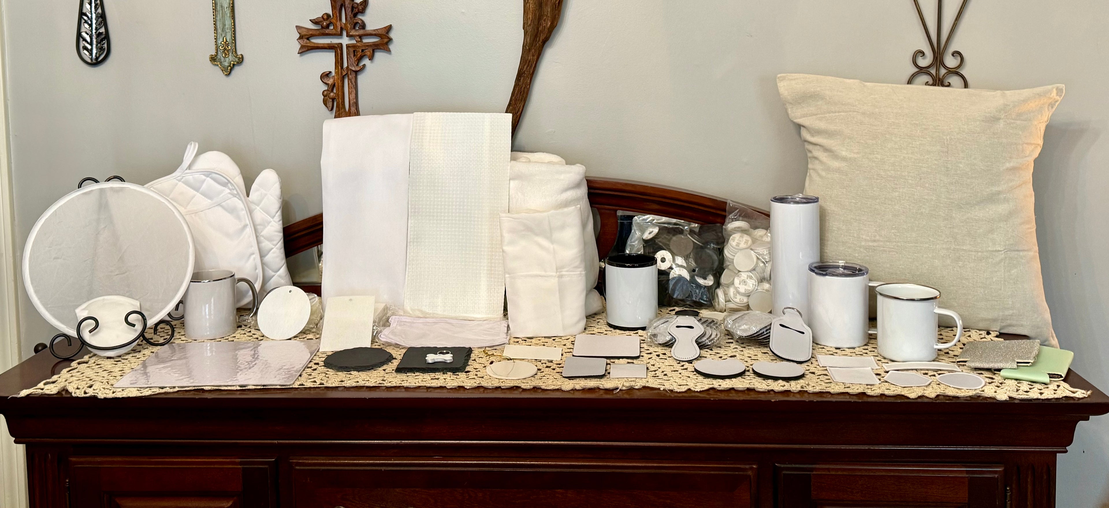 Blank Tea Towels for personalizing