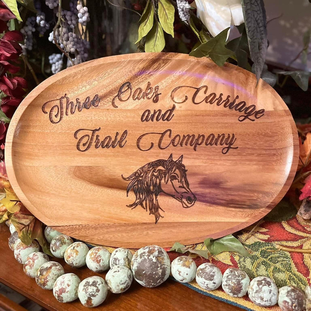 Blank Wood Platter for personalizing