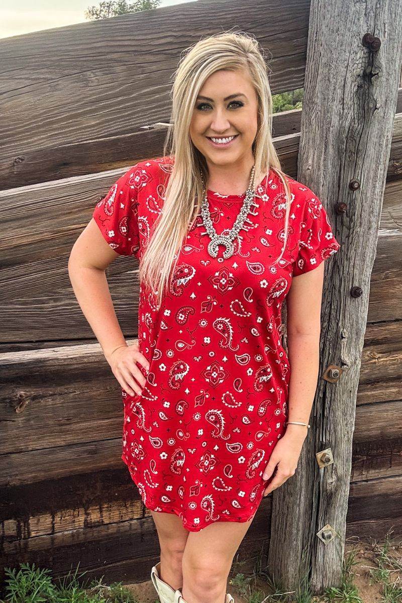 Bandana Babe Dress by Sterling Kreek - Graced By The South