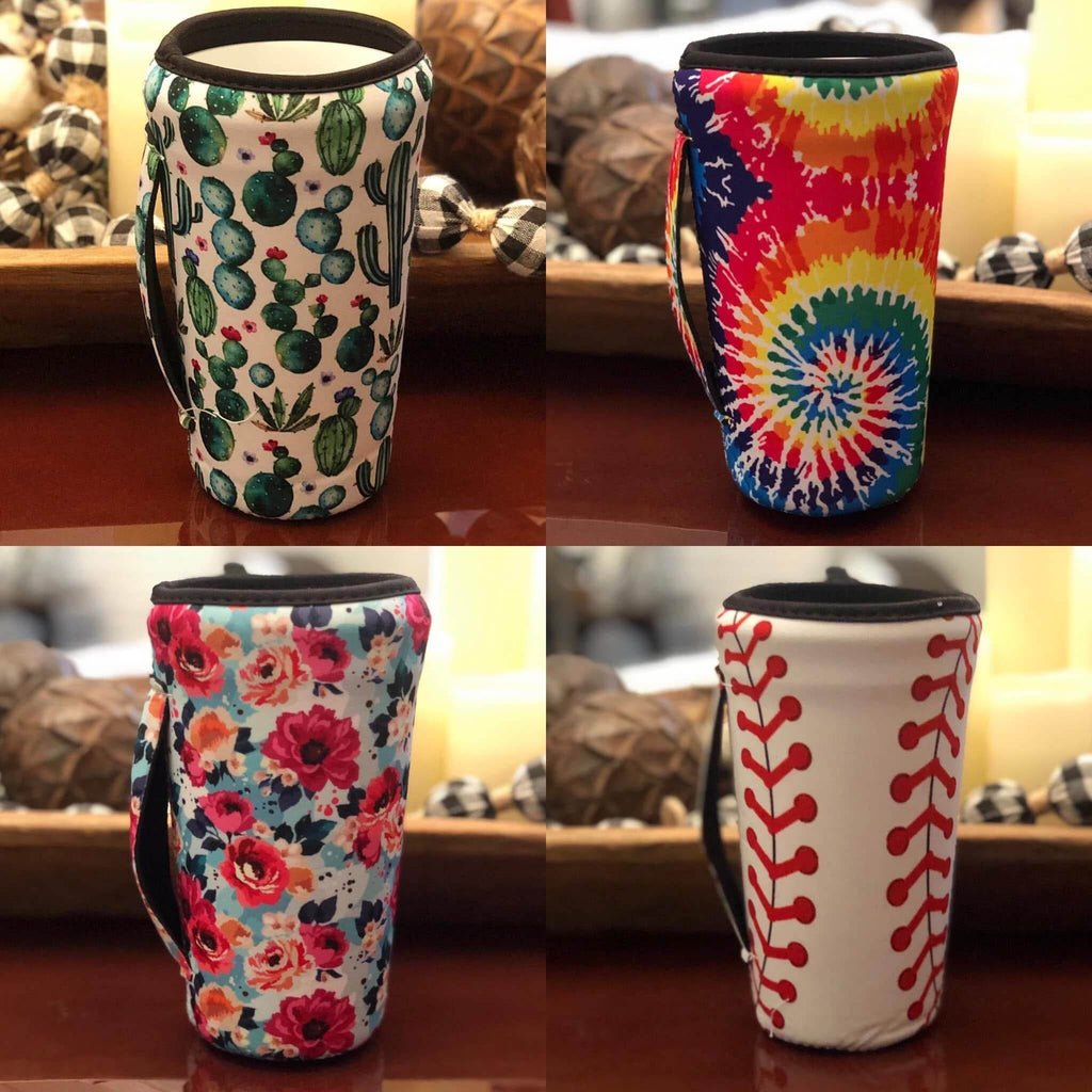 Neoprene 30oz Tea Drink Holder Multiple Patterns - Graced By The South