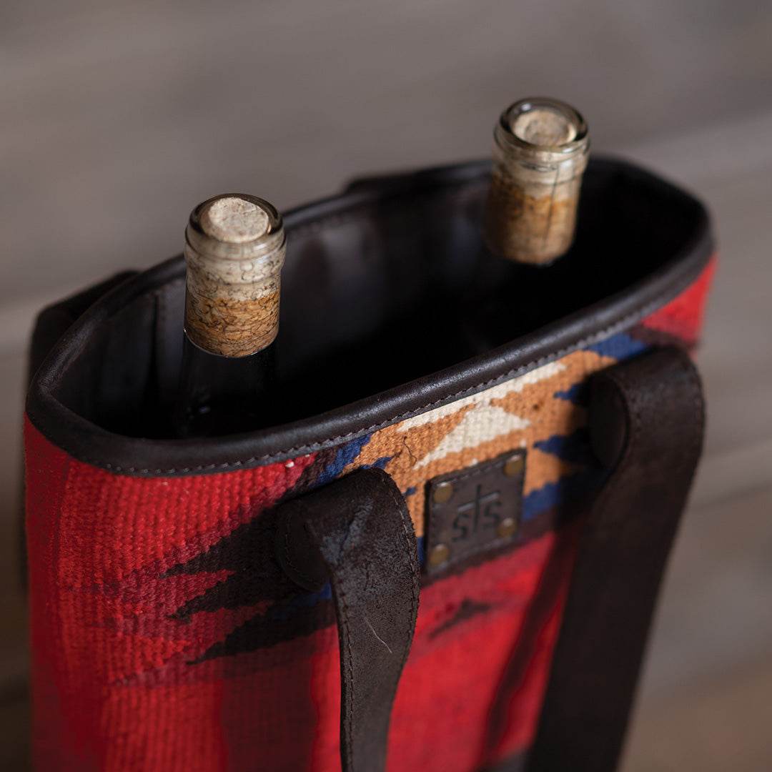Crimson Sun Double Wine Bag - Graced By The South