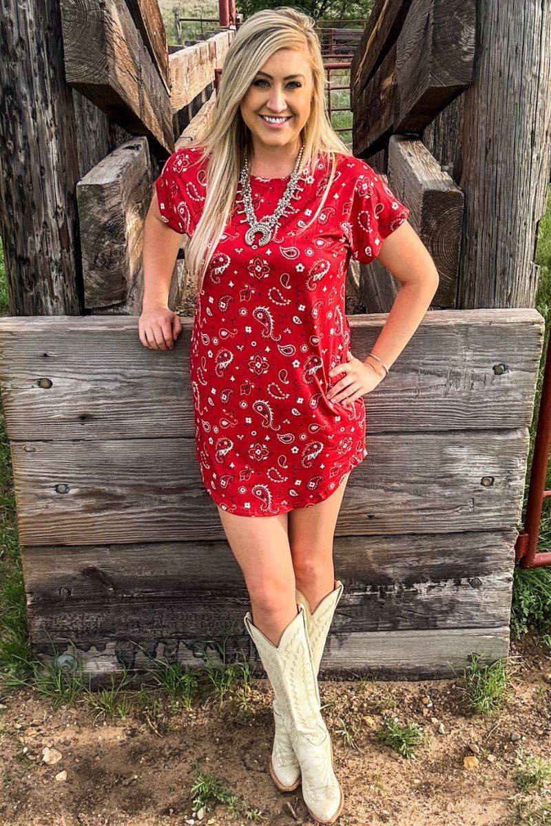 Bandana Babe Dress by Sterling Kreek - Graced By The South